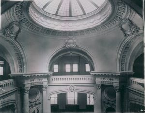 Historic view of the Central Library Rotunda