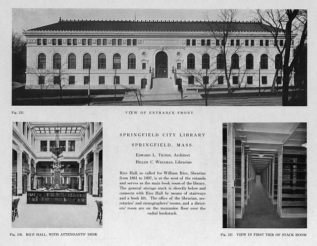 Springfield City Library circa 1915