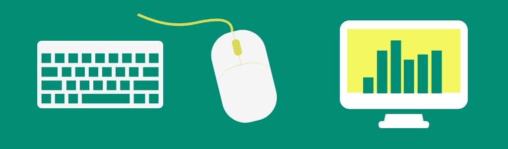 Keyboard, Mouse, and Screen Graphics Banner