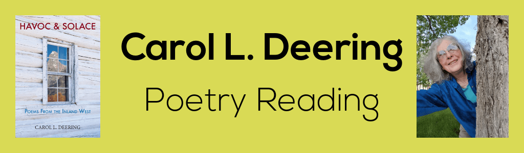 Carol Deering Poetry Reading Banner