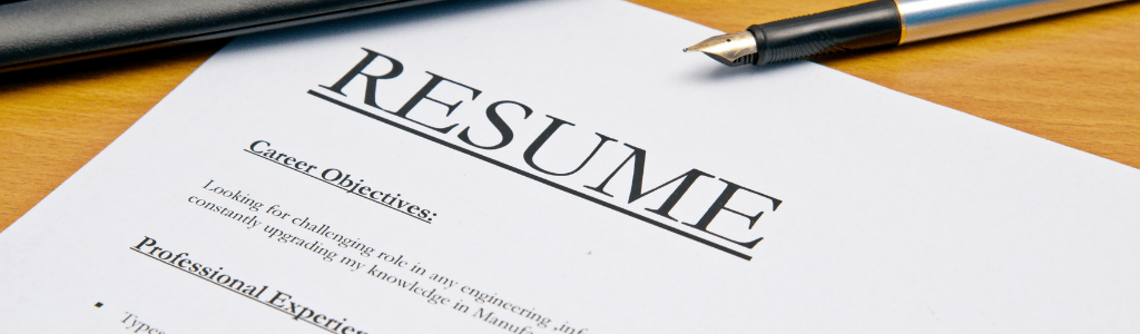 Resume Class web header
