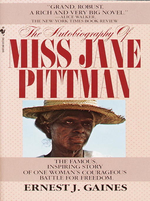 Autobiography of Miss Jane Pittman cover