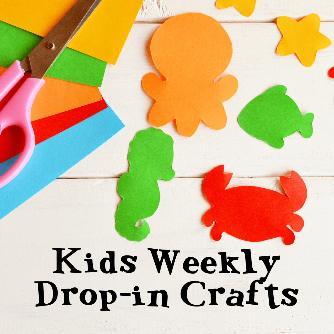Kids Weekly Drop-in Crafts header