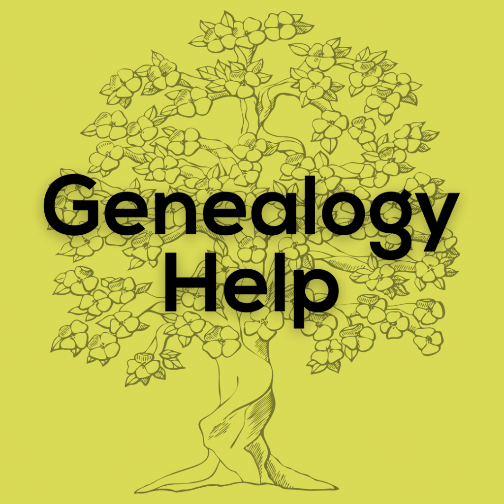 Genealogy Help