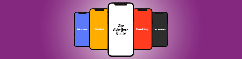 The New York Times - Wirecutter, Games, Cooking, The Athletic