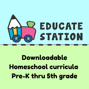 Educate station: downloadable homeschool curricula for Pre-K to 5th grade
