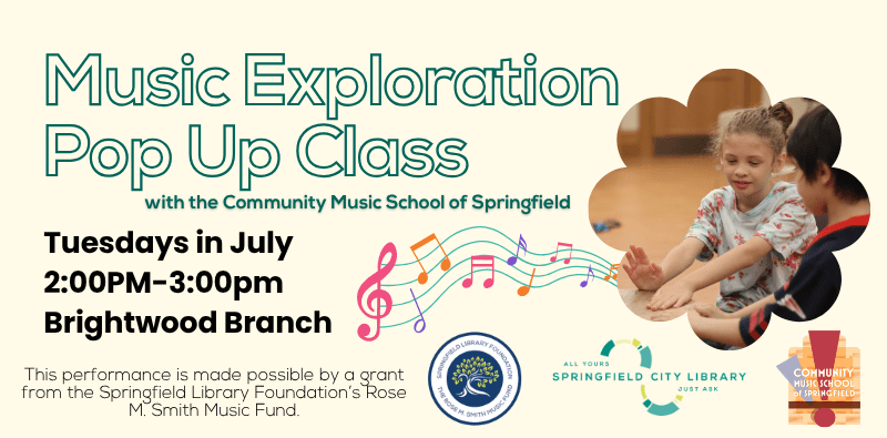 Image of children drumming to promote Music Exploration Pop-up Class for children