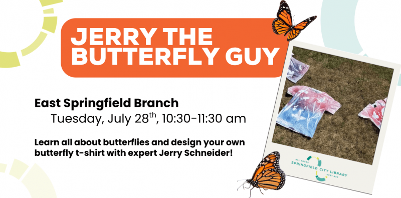 HOME PAGE SLIDERS (52) Image of t-shirt made with butterfly expert, Jerry Schneider