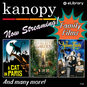 Family features on Kanopy this month