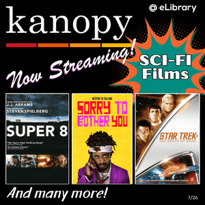 Sci fi movies streaming on kanopy this month