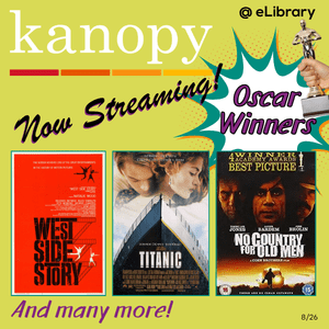 Oscar winners streaming on kanopy this month