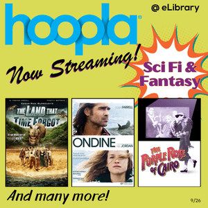 Science Fiction and Fantasy on hoopla this month