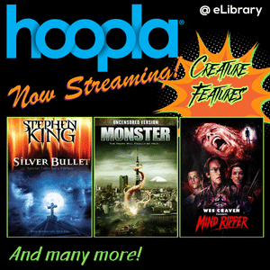 Stream or download creature features on hoopla