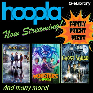 Family horror movies on Kanopy this month