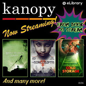 Horror book to screen on Kanopy this month